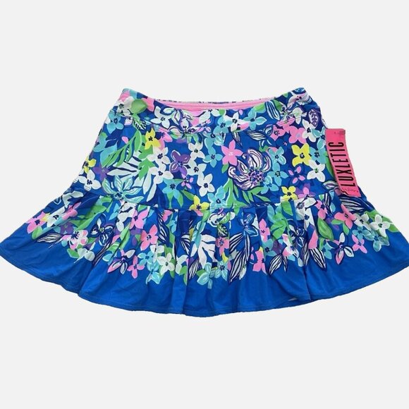 Lilly Pulitzer XS TAYE Skort Borealis Skort Sporty Mini Floral Multicolor Skirt - Picture 1 of 5